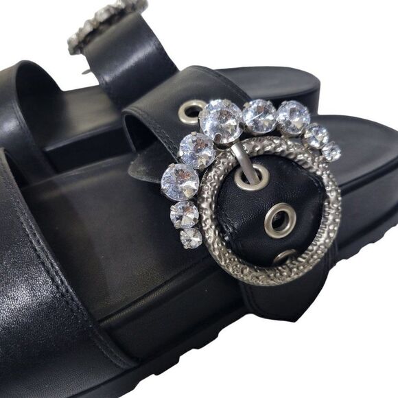 Karl Lagerfeld Women's Brinda Embellished Slip-On Slide Sandals (Size 8) - Picture 10 of 11